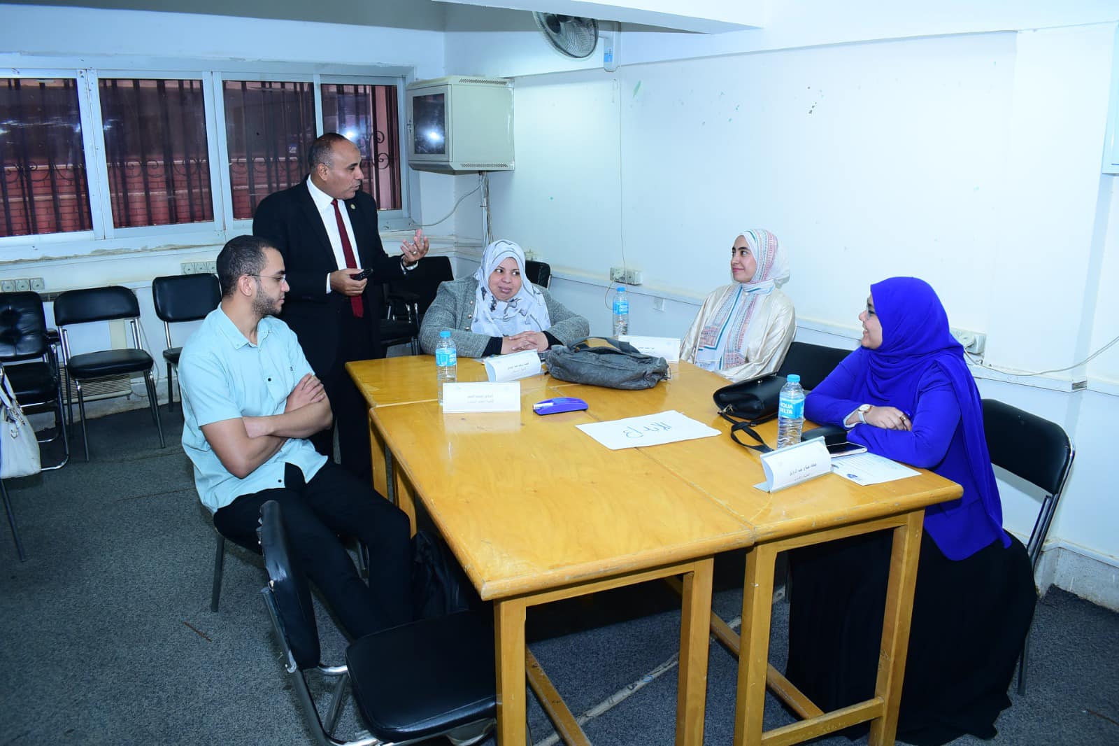 Staff Members and Leaders Capabilities Development Center at Sohag University organizes a Training Program about Sustainable Development for the Staff and their Assistants